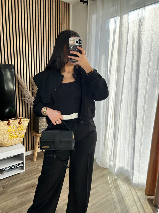 PANTALON TAILLEUR NOIR